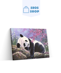 Panda se relaxant | Diamond Painting | Peinture Diamant