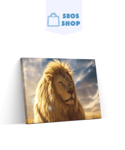 Lion sous les Rayons du Soleil | Diamond Painting | Peinture Diamant
