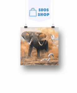 Un éléphant dans le sable | Diamond Painting | Peinture Diamant