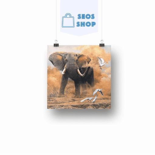 Un éléphant dans le sable | Diamond Painting | Peinture Diamant
