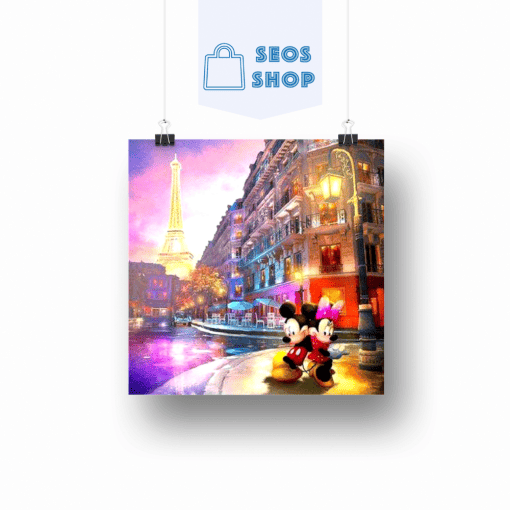 Mickey et Minnie Mouse à Paris | Diamond Painting | Peinture Diamant