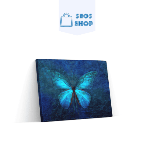 Papillon bleu | Diamond Painting | Peinture Diamant