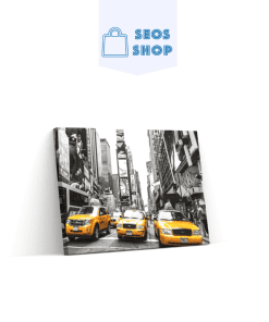 Les taxis jaunes de New York | Diamond Painting | Peinture Diamant