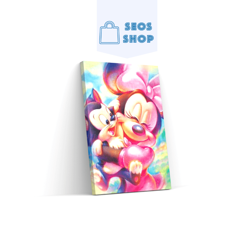 Disney diamond painting- Minnie Mouse-30x40-pierres rondes-ensemble complet