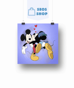 Minnie embrasse Mickey Mouse | Diamond Painting | Peinture Diamant