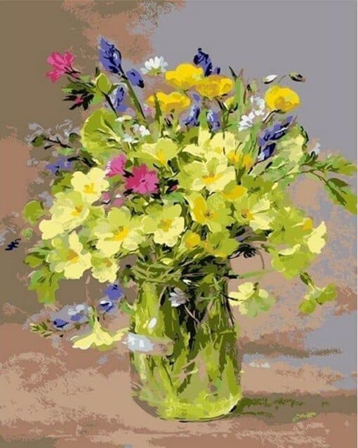Bouquet de fleurs jaunes Diamond Painting | Seos Shop ®