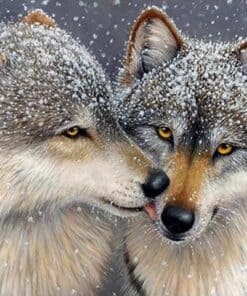 Diamond Painting - Couple de Loups | Seos Shop ®