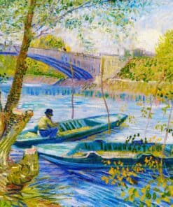 Diamond Painting - La pêche au Printemps, Pont de Clichy - Van Gogh | Seos Shop ®