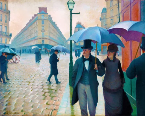 Diamond Painting - Rue de Paris, temps de pluie - Gustave Caillebotte | Seos Shop ®