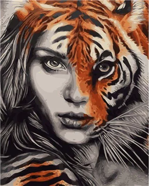 La Femme Tigre Diamond Painting | Seos Shop ®