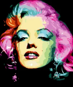 Marilyn Monroe Cheveux Roses Diamond Painting | Seos Shop ®