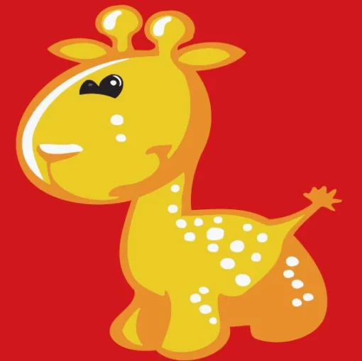 Peinture Enfants Girafe en Forme Diamond Painting | Seos Shop ®