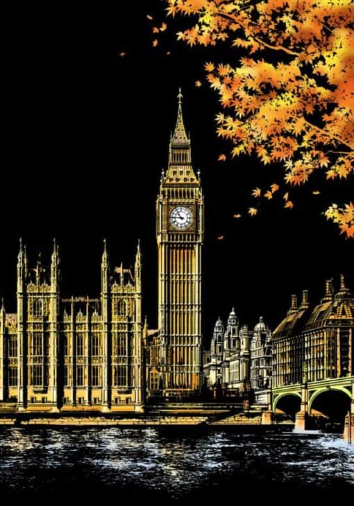 Peinture à gratter - Big Ben à Londres Diamond Painting | Seos Shop ®