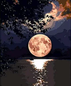 Reflets de Lune sur le Lac Diamond Painting | Seos Shop ®
