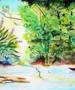 Vue de la forêt tropicale Diamond Painting | Seos Shop ®