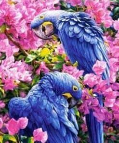 Diamond Painting - Perroquets bleus | Seos Shop ®