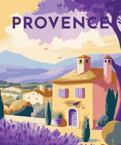 Affiche Vintage Provence Diamond Painting | Seos Shop ®