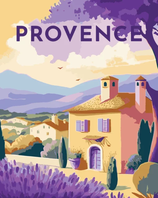 Affiche Vintage Provence Diamond Painting | Seos Shop ®