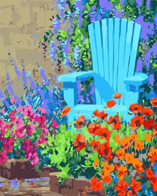 Chaise au jardin Diamond Painting | Seos Shop ®
