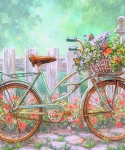 Diamond Painting - Bicyclette Fleurie | Seos Shop ®