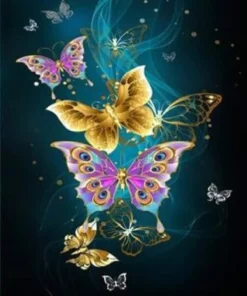 Diamond Painting - Papillons féériques en Couleurs | Seos Shop ®