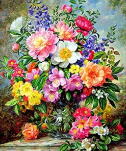 Diamond Painting - Un bouquet de fleurs multi couleur | Seos Shop ®