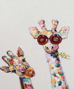 Duo de Girafes Pop Art Diamond Painting | Seos Shop ®