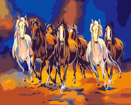 Les chevaux au galop Diamond Painting | Seos Shop ®