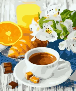 Petit-déjeuner et tasse de café Diamond Painting | Seos Shop ®