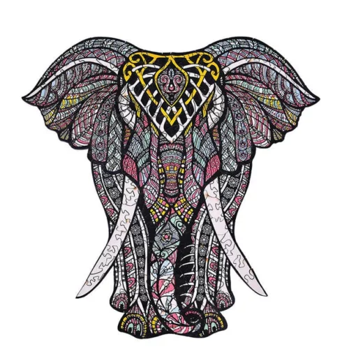 Puzzle 2D en Bois Elephant Diamond Painting Seos Shop ®