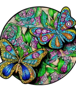 Puzzle 2D en Bois - Papillons Diamond Painting | Seos Shop ®