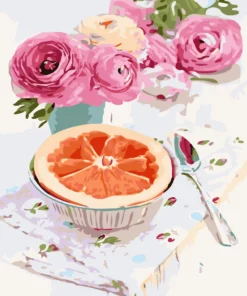 Roses et pamplemousse Diamond Painting | Seos Shop ®