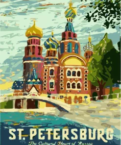 Saint Petersbourg Vintage Diamond Painting | Seos Shop ®